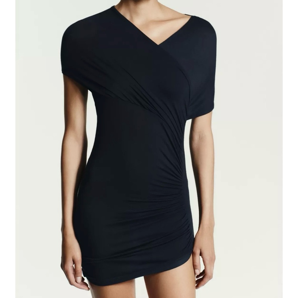 NWT ZARA SOFT MODAL WRAP TOP